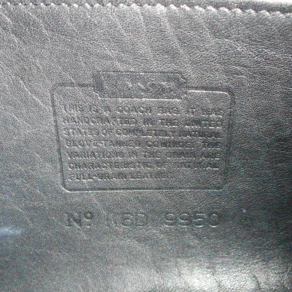 Vintage Coach Janice Legacy 9950, from 1996,  in Black. - Picture 8 of 8